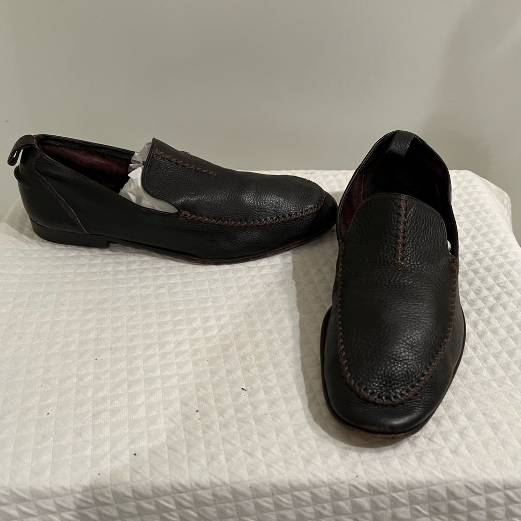 Bally Made In Switzerland Slip On Loafers